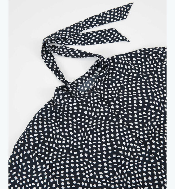 ur's「ダルメシアンプリントボウタイブラウス」|シャツ・ブラウス|