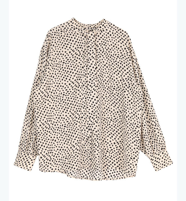 ur's「ダルメシアンプリントボウタイブラウス」|シャツ・ブラウス|