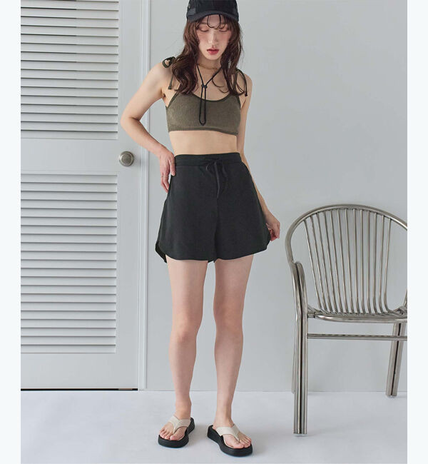 SEA DRESS「フード付トップスラッシュガードセットアップ」|ビキニ|