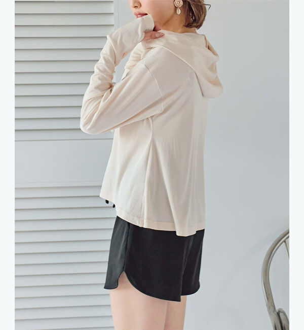 SEA DRESS「フード付トップスラッシュガードセットアップ」|ビキニ|