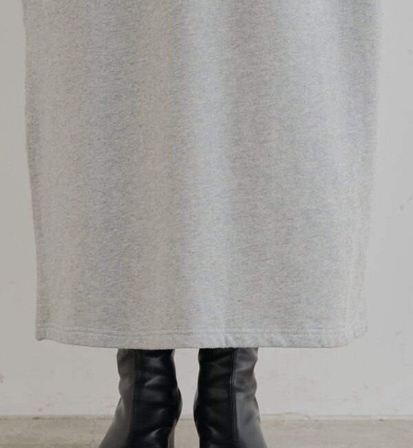  「ハーフジップスウェットワンピース」|ワンピース|