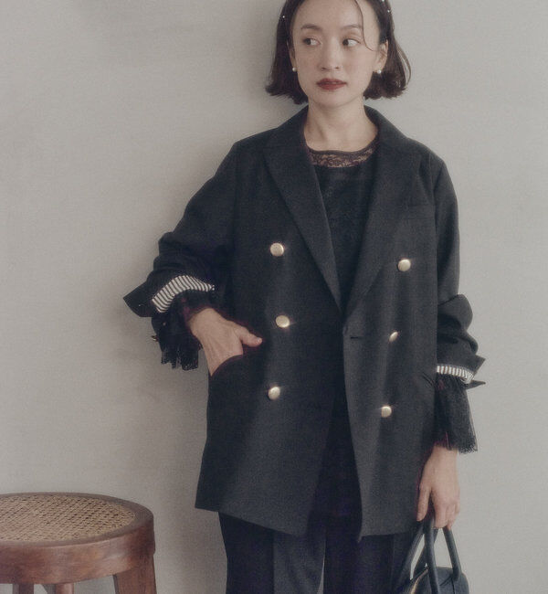  「TRダブルデザインテーラードジャケット」|テーラードジャケット|