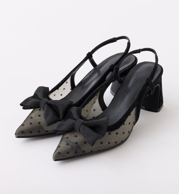  「ビッグリボンポインテッドパンプス」|その他|