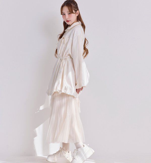  「サイドラインリボンブルゾン」|ダウンベスト・ベスト|