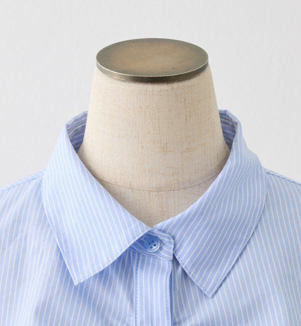  「マイナス5キロ見えレースアップシャツチュニック」|シャツ・ブラウス|