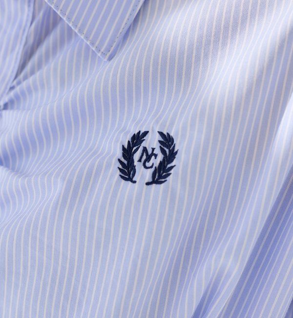  「マイナス5キロ見えレースアップシャツチュニック」|シャツ・ブラウス|