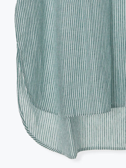 Samansa Mos2「【クールコットン】柄アソートスキッパーチュニック」|シャツ・ブラウス|