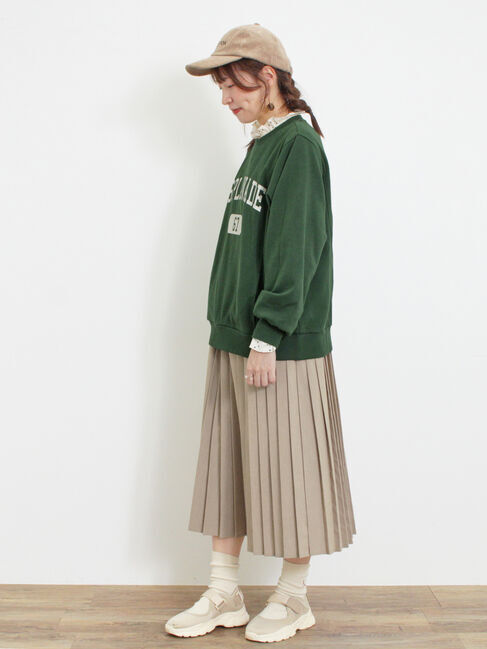 Samansa Mos2「ロゴプリントゆるスウェット」|Tシャツ・カットソー|