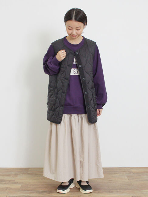 Samansa Mos2「ロゴプリントゆるスウェット」|Tシャツ・カットソー|