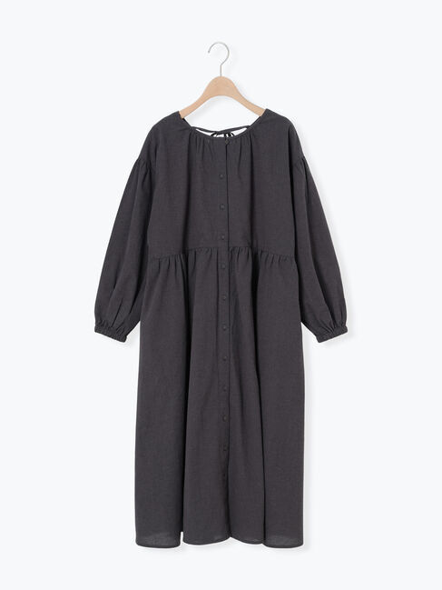 Samansa Mos2「【S/Mサイズ】リボン付き柄アソート前後2WAYワンピース」|ワンピース|