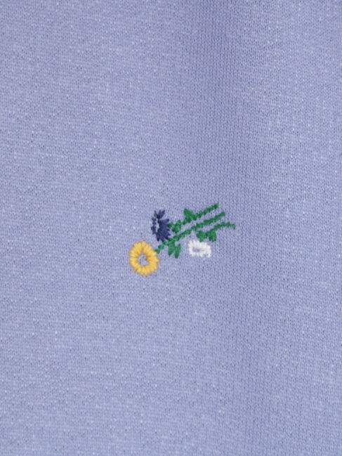 Samansa Mos2「小花刺繍スウェット」|Tシャツ・カットソー|