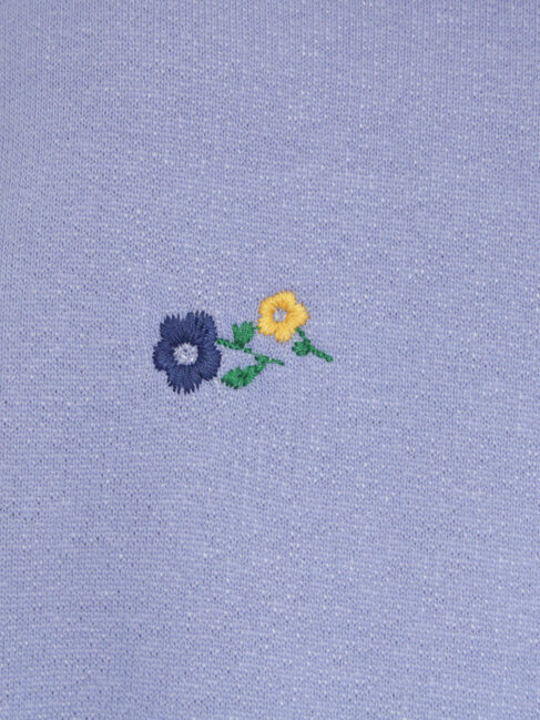 Samansa Mos2「小花刺繍スウェット」|Tシャツ・カットソー|