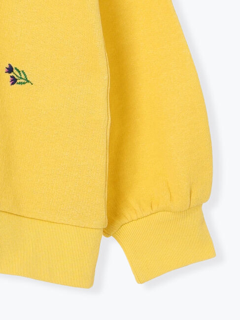 Samansa Mos2「小花刺繍スウェット」|Tシャツ・カットソー|