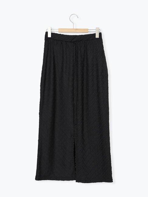 Samansa Mos2 blue「バイアスフリルカットスカート」|スカート|