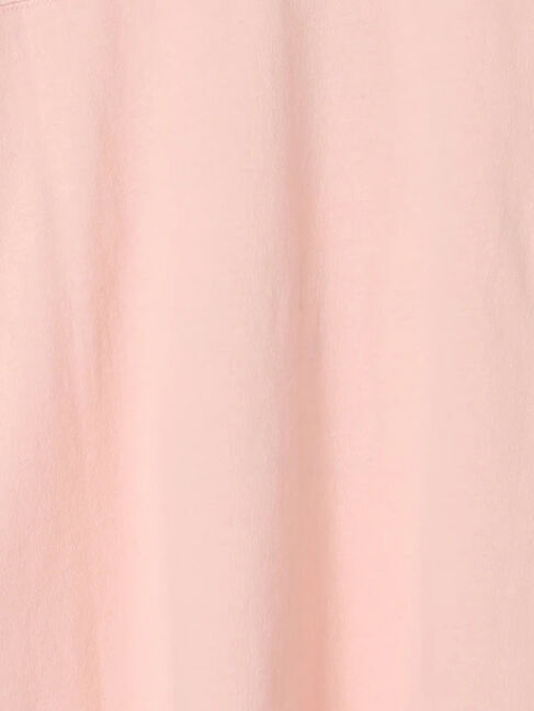 Samansa Mos2「ピグメント加工ロゴ刺繍ロングTシャツ」|Tシャツ・カットソー|