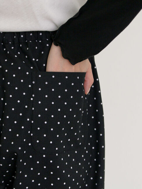 Samansa Mos2「【M/Lサイズ】ドット柄ストレートパンツ」|その他|