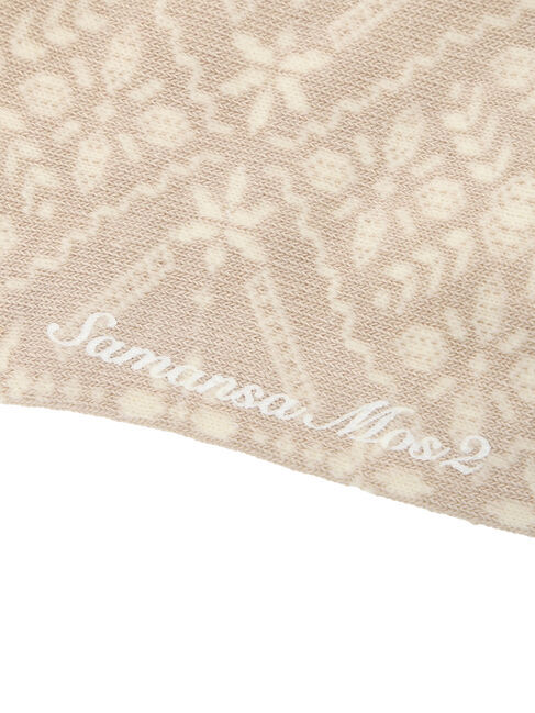 Samansa Mos2「レース柄ソックス」|ソックス|