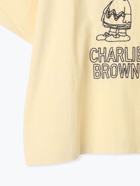 Samansa Mos2「【PEANUTS&times;Samansa Mos2】ぽこぽこ刺繍Tee」|Tシャツ・カットソー|
