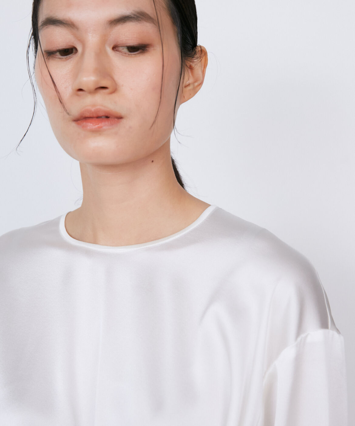 INED「シルクストレッチブラウス《la veille by SUPERIOR CLOSET》」|シャツ・ブラウス|