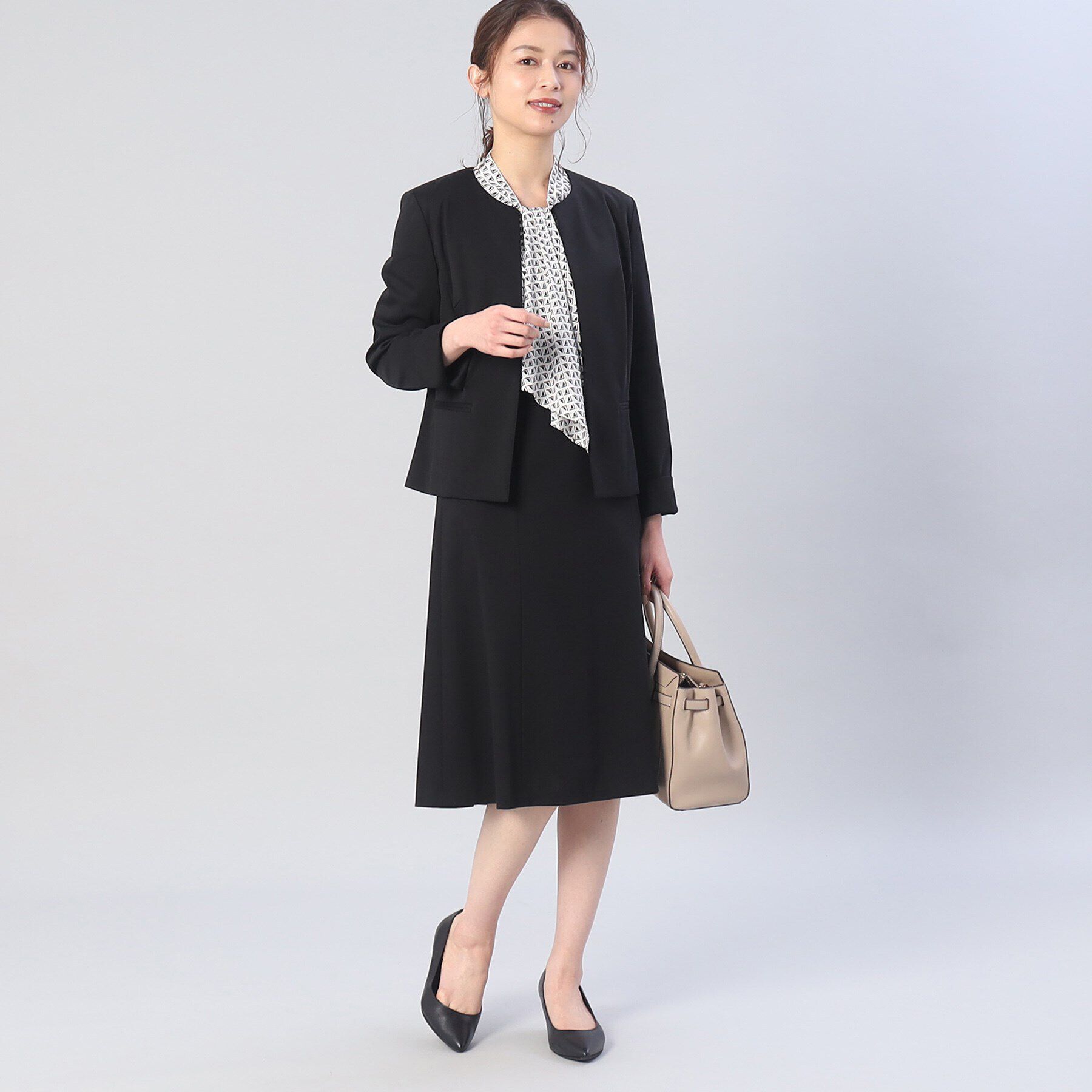 UNTITLED「【UV／接触冷感／ストレッチ】ノイカトレアジャージ キーカラージャケット」|ノーカラージャケット|