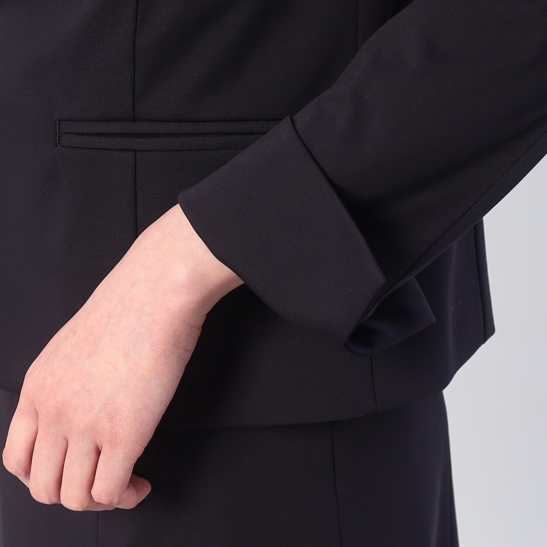 UNTITLED「【UV／接触冷感／ストレッチ】ノイカトレアジャージ キーカラージャケット」|ノーカラージャケット|