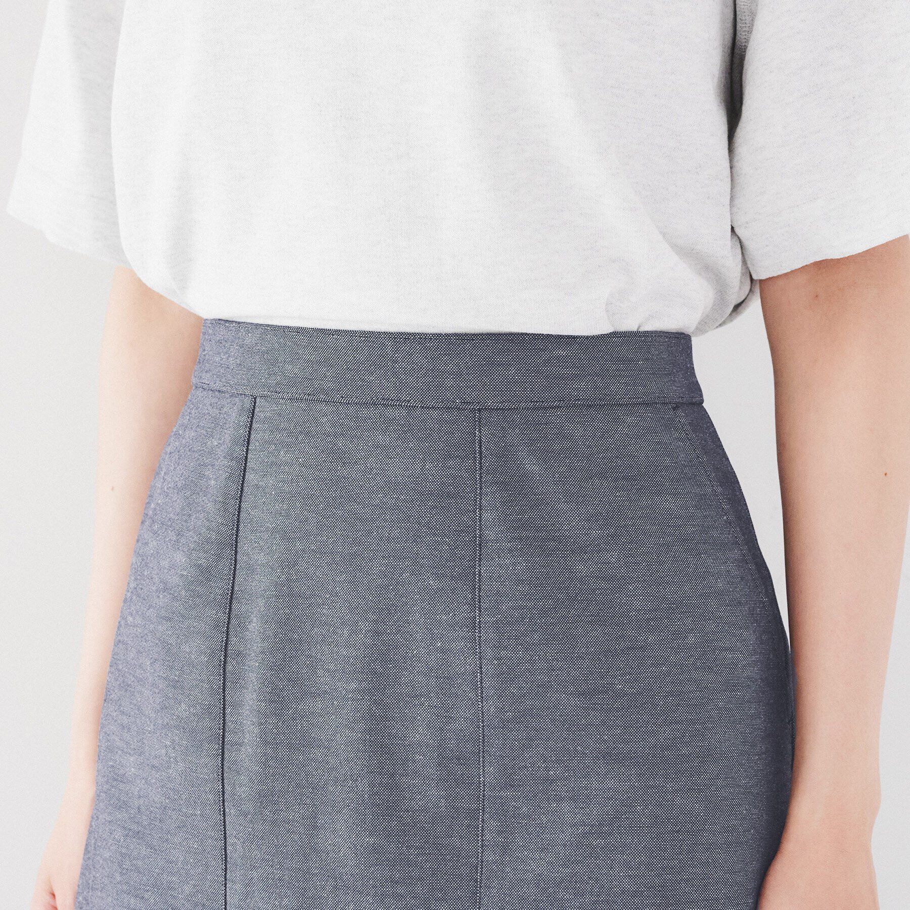 UNTITLED「【UVカット/ストレッチ】カーゴポケット ナロースカート」|スカート|