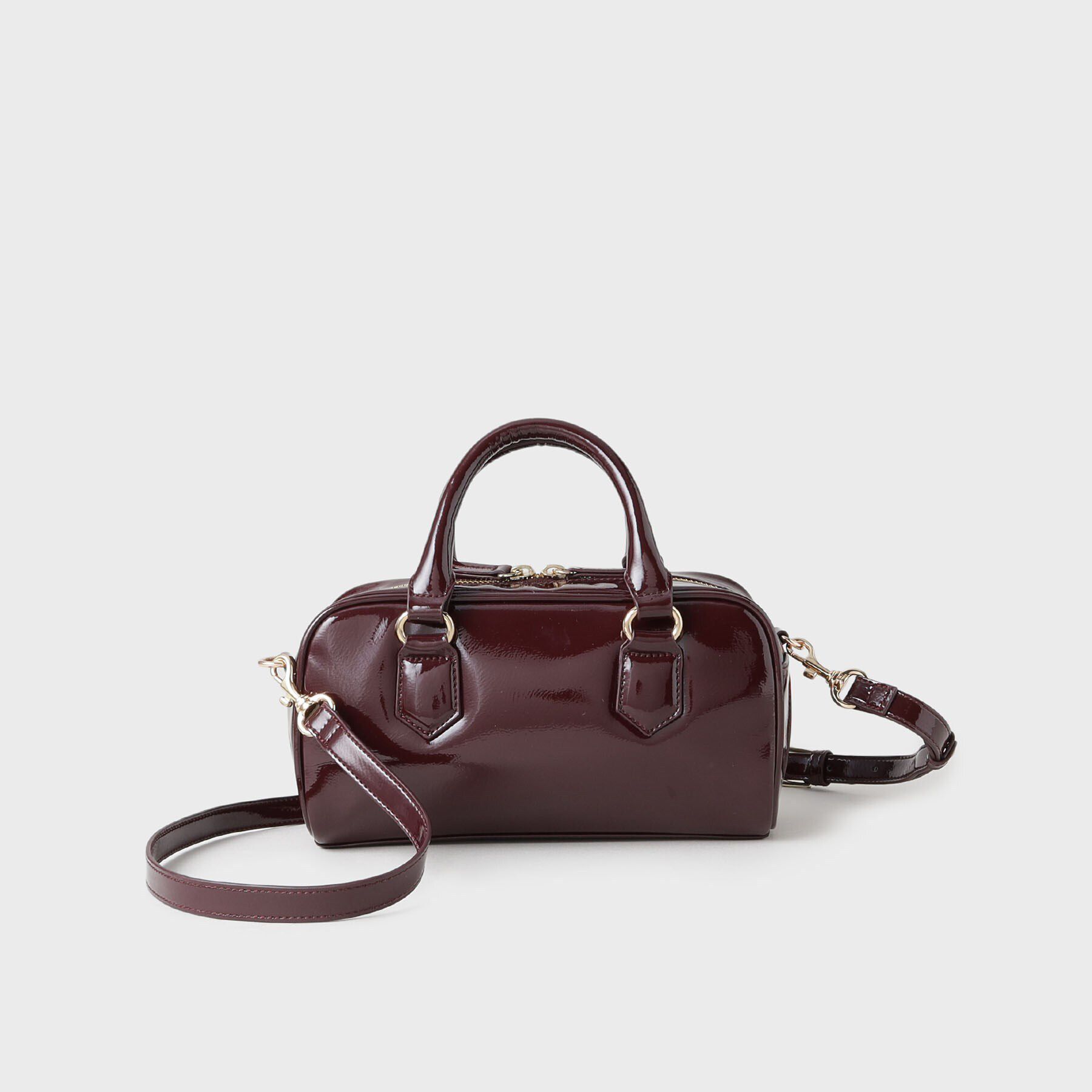 UNTITLED「【2WAY】エナメルミニボストン」|ボストンバッグ|