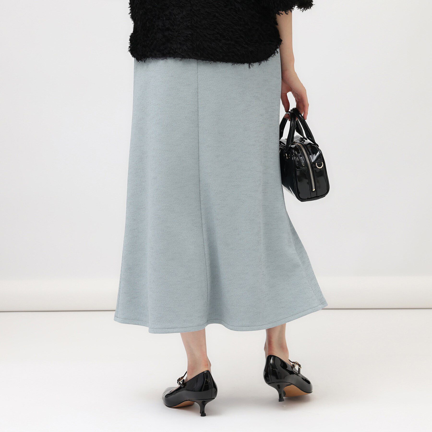 UNTITLED「【ストレッチ/オールシーズン対応】スラブジャージフレアスカート」|スカート|