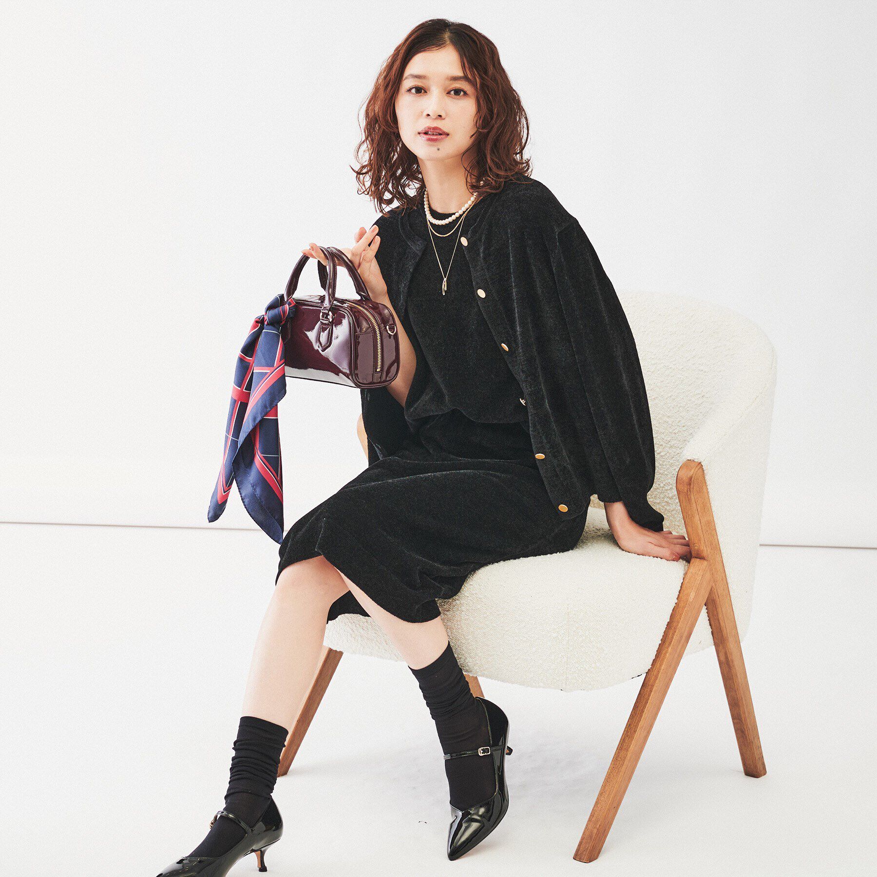 UNTITLED「【アンサンブル＆セットアップ可能】モールカーディガン」|カーディガン|