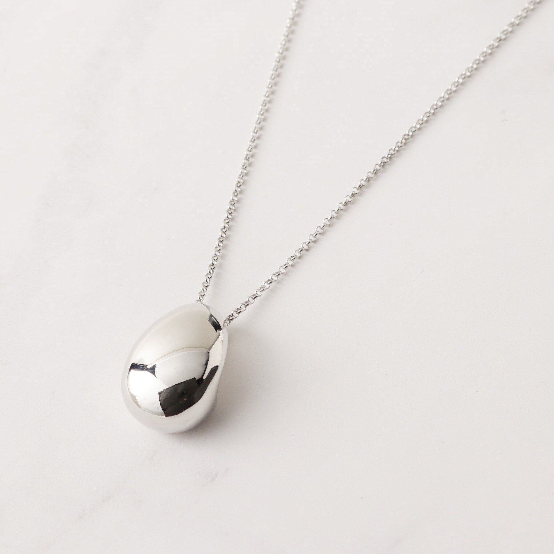 UNTITLED「モダンビーンズトップ」|ネックレス|シルバー(006)