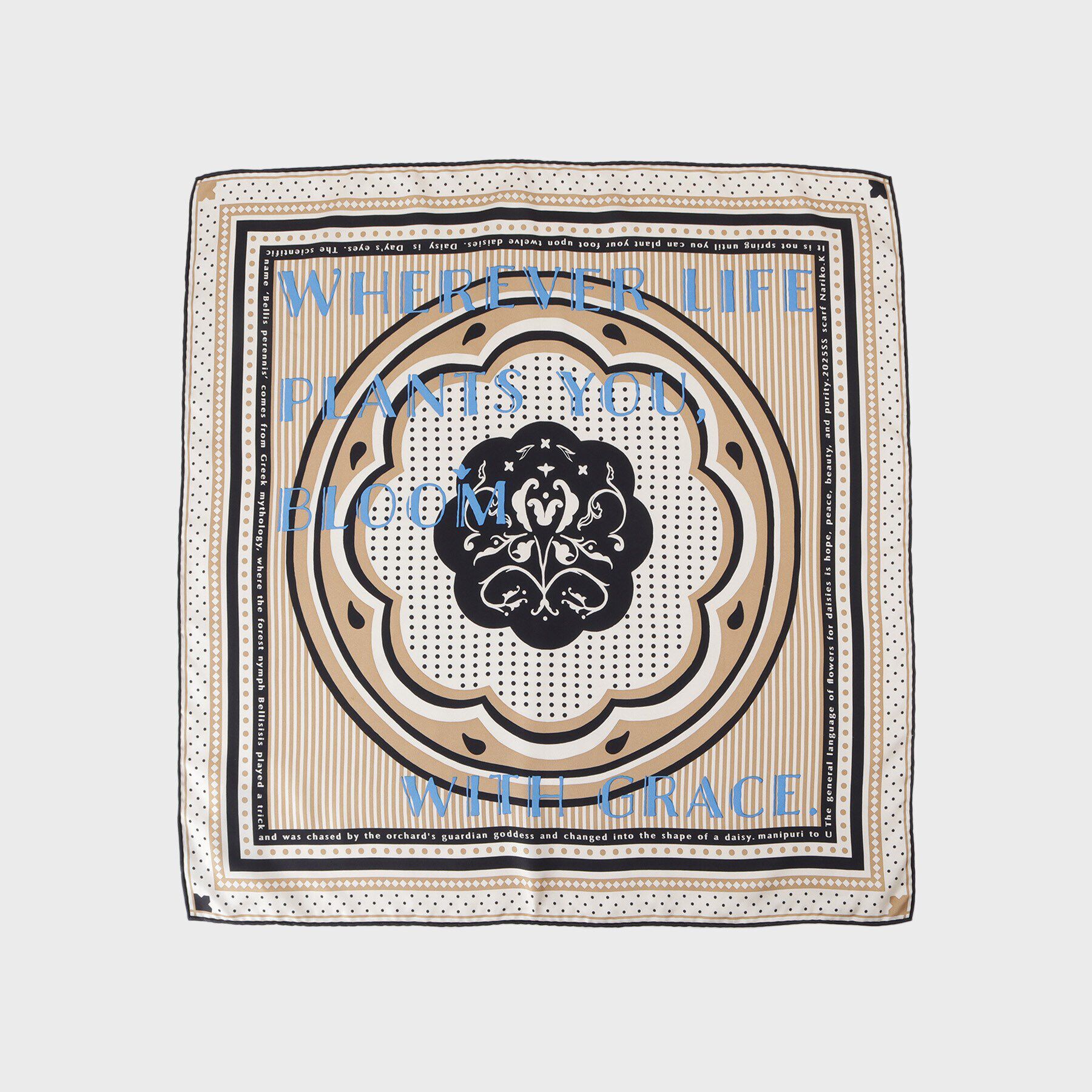 UNTITLED「【manipuri】65cm&times;65cm シルクスカーフ」|バンダナ・スカーフ|