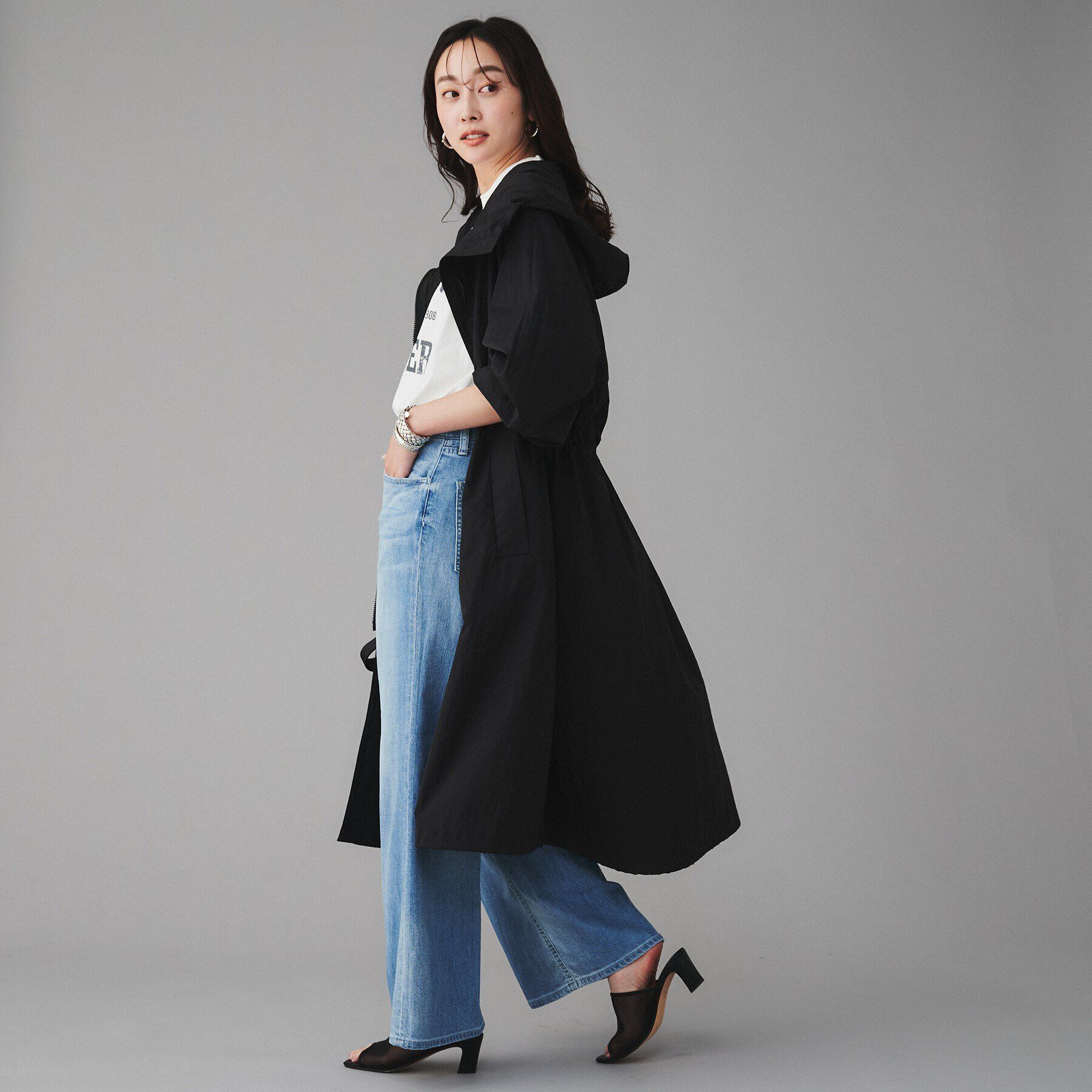 UNTITLED「【Ca_CHIGNON】ロングウィンドブレーカー」|その他|