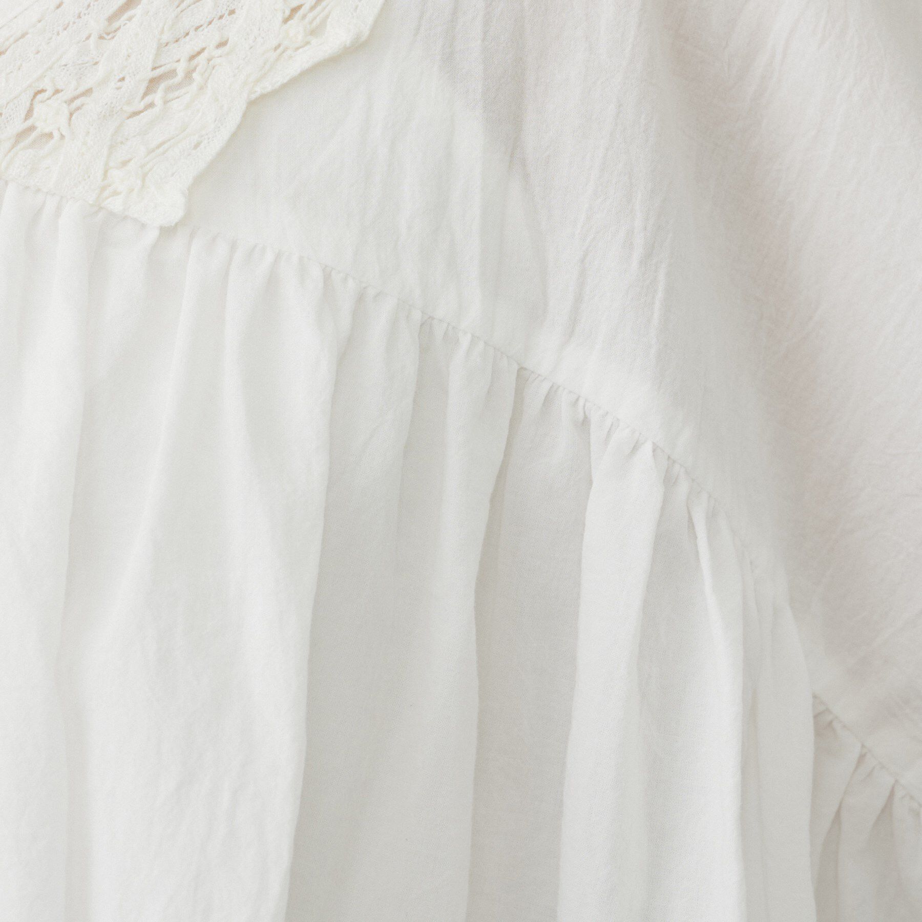 UNTITLED「【Liyoca】コットンロール バテレンレースブラウス」|シャツ・ブラウス|