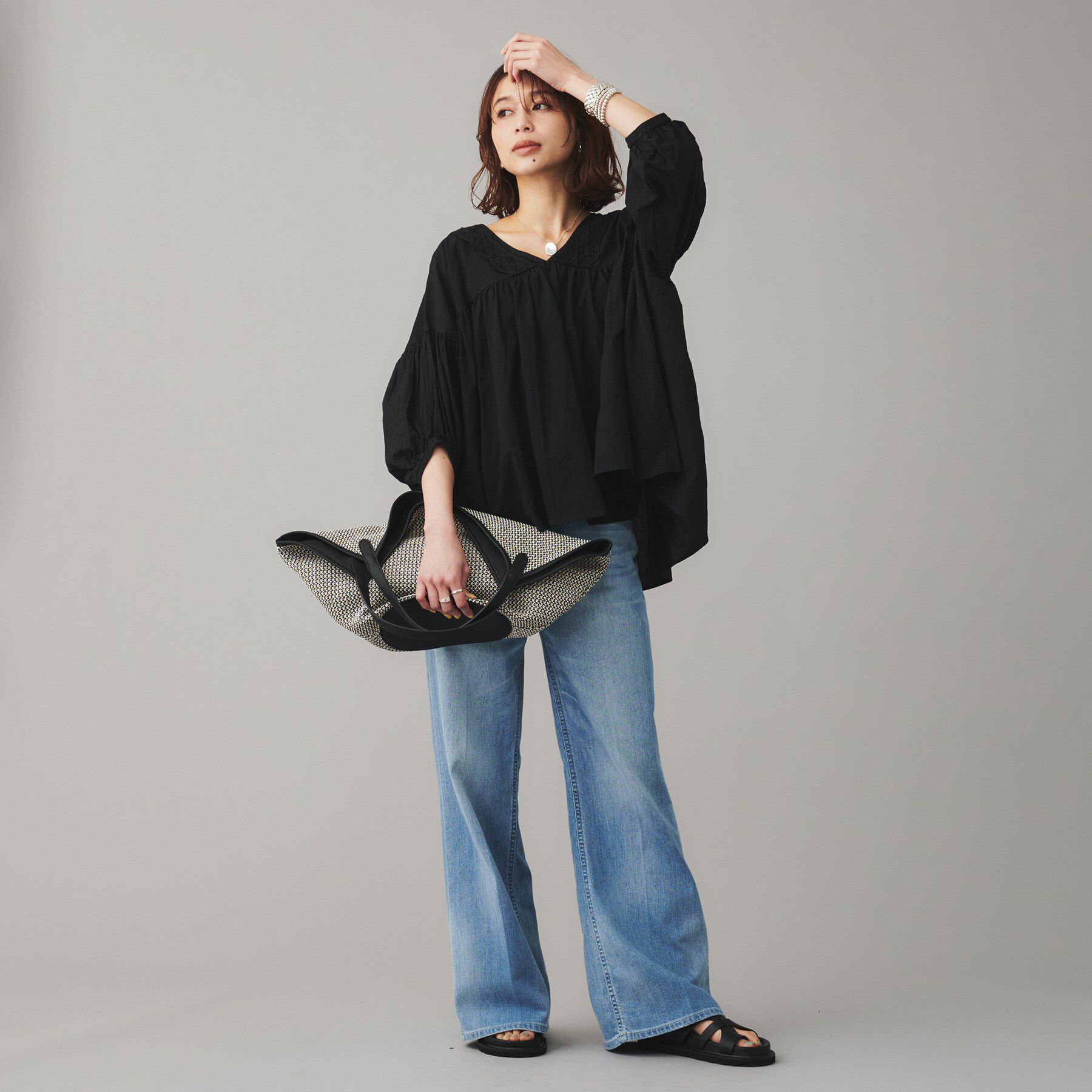 UNTITLED「【Liyoca】コットンロール バテレンレースブラウス」|シャツ・ブラウス|