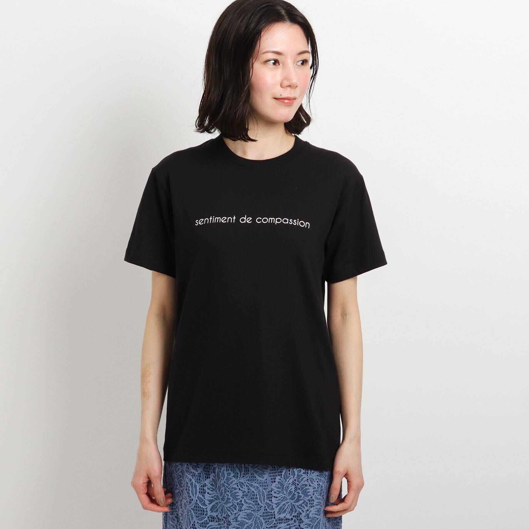COUP DE CHANCE「【WORLD for the World】メッセージプリントTシャツ」|Tシャツ・カットソー|