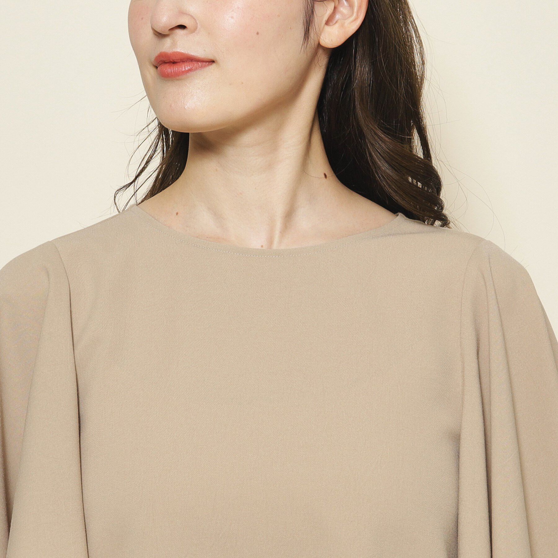 COUP DE CHANCE「【洗える／／セットアップ可】リラクシー大人フリルブラウス」|シャツ・ブラウス|