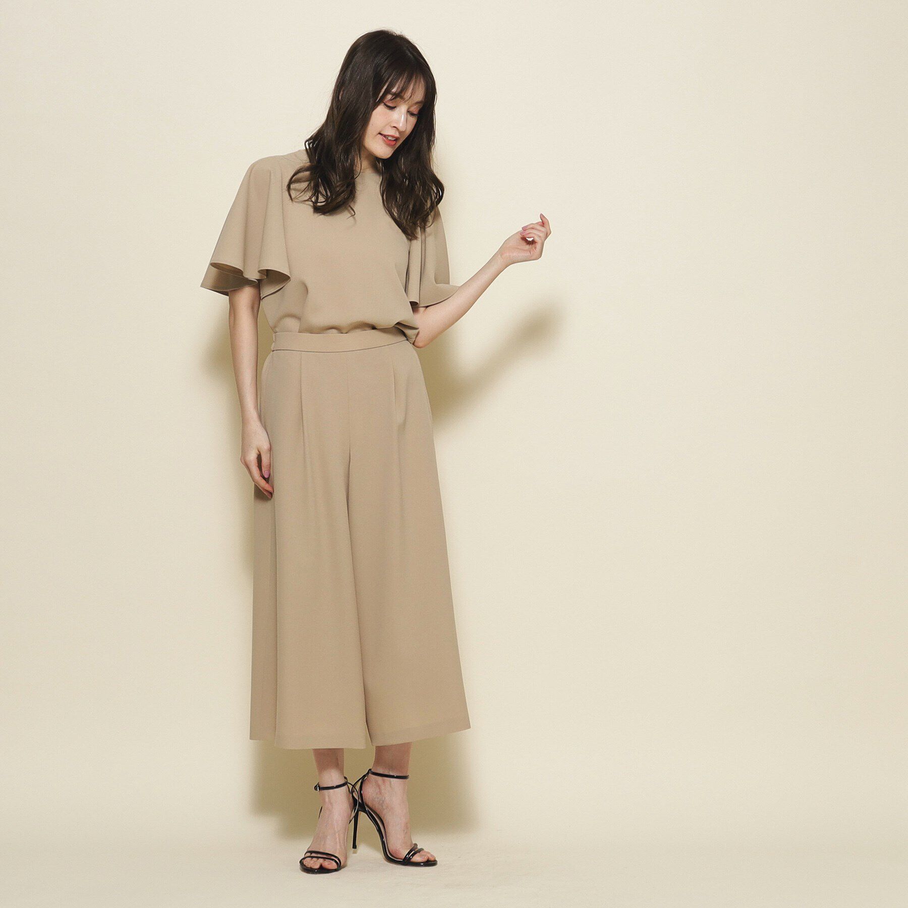 COUP DE CHANCE「【洗える／／セットアップ可】リラクシー大人フリルブラウス」|シャツ・ブラウス|