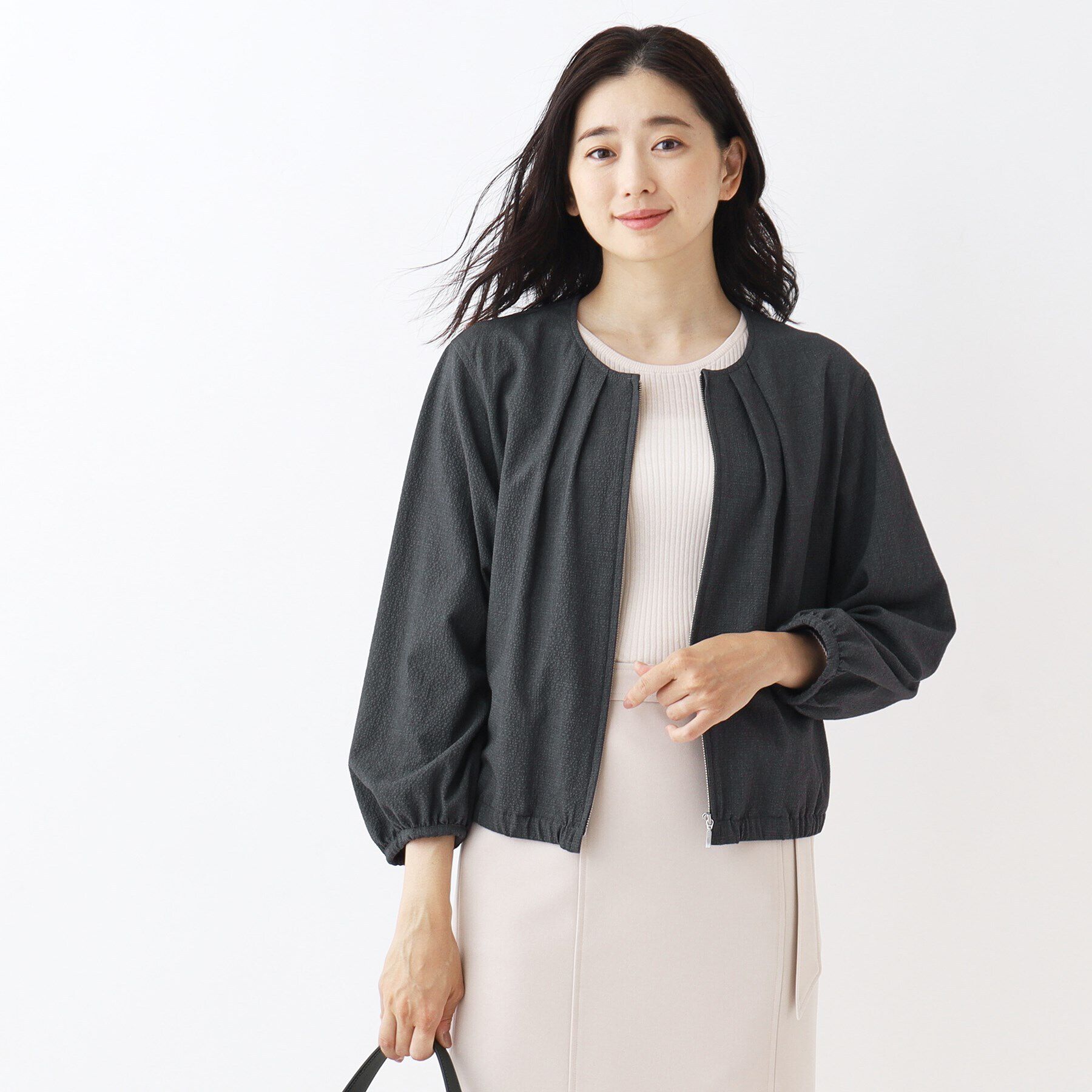 COUP DE CHANCE「【洗える】軽く羽織れるブルゾン」|ブルゾン・スタジャン|