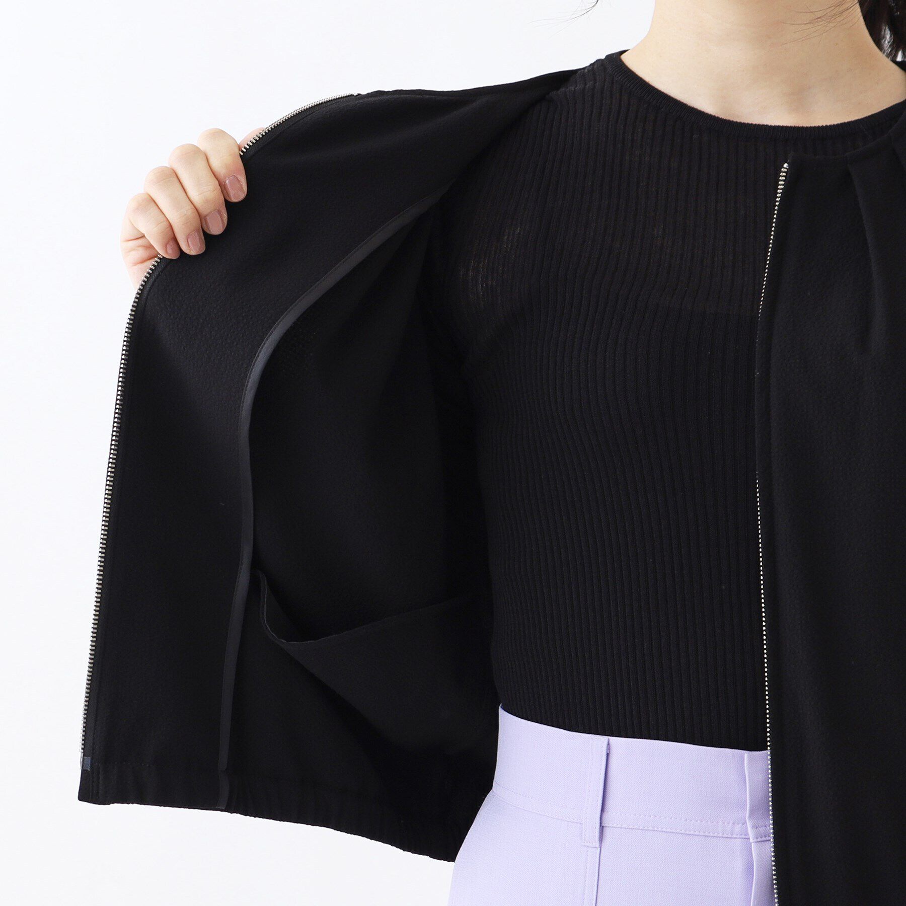 COUP DE CHANCE「【洗える】軽く羽織れるブルゾン」|ブルゾン・スタジャン|