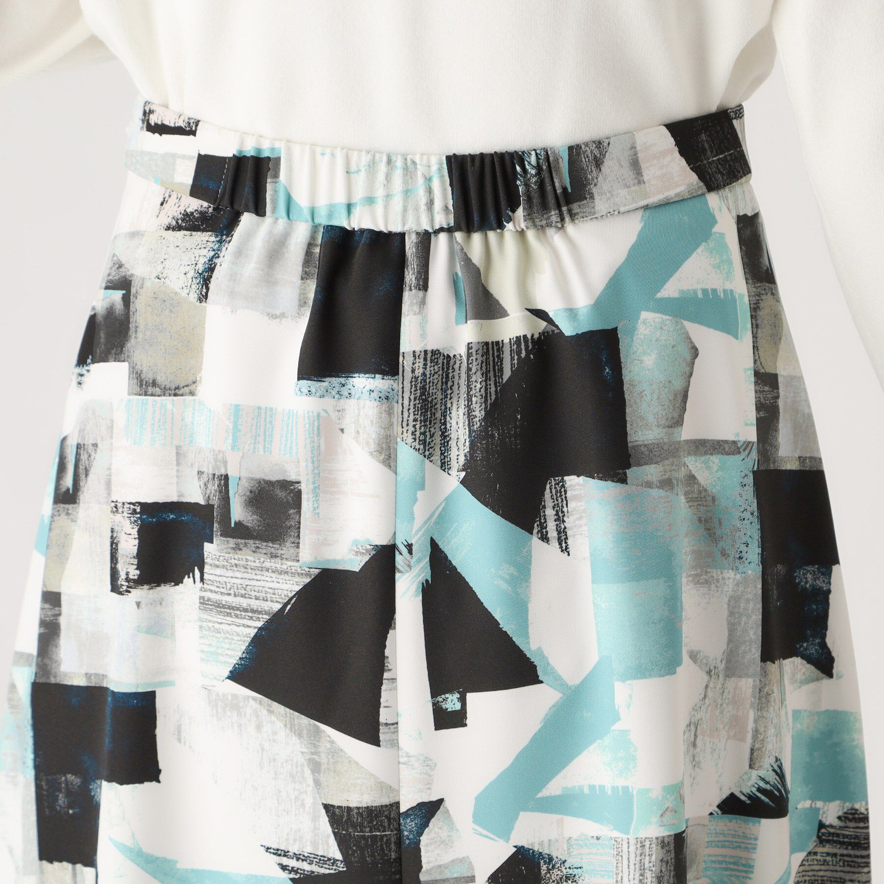 COUP DE CHANCE「【洗える／日本製】幾何学柄フレアスカート」|スカート|