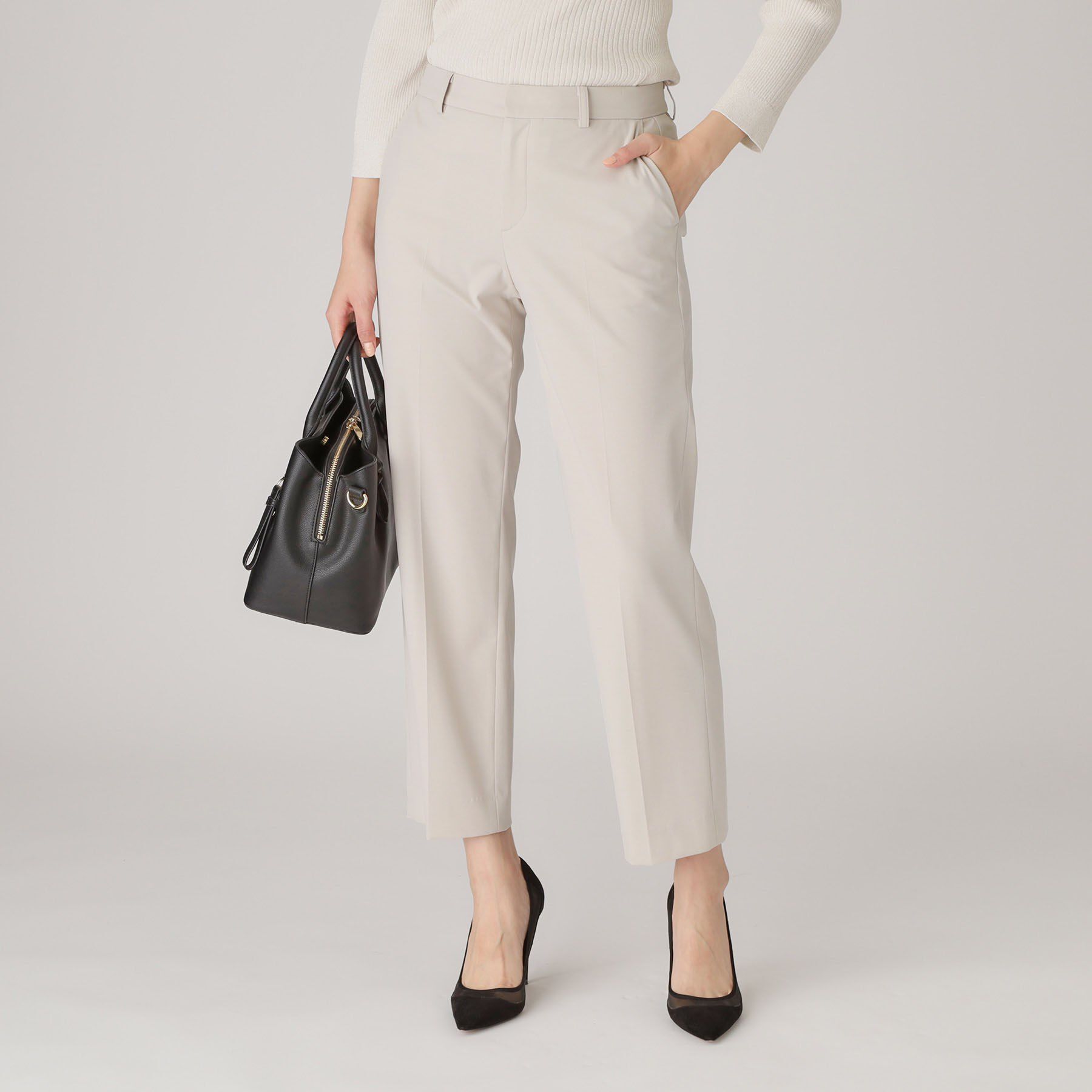 COUP DE CHANCE「【洗える／日本製】ストレートパンツ」|その他|ベージュ(052)