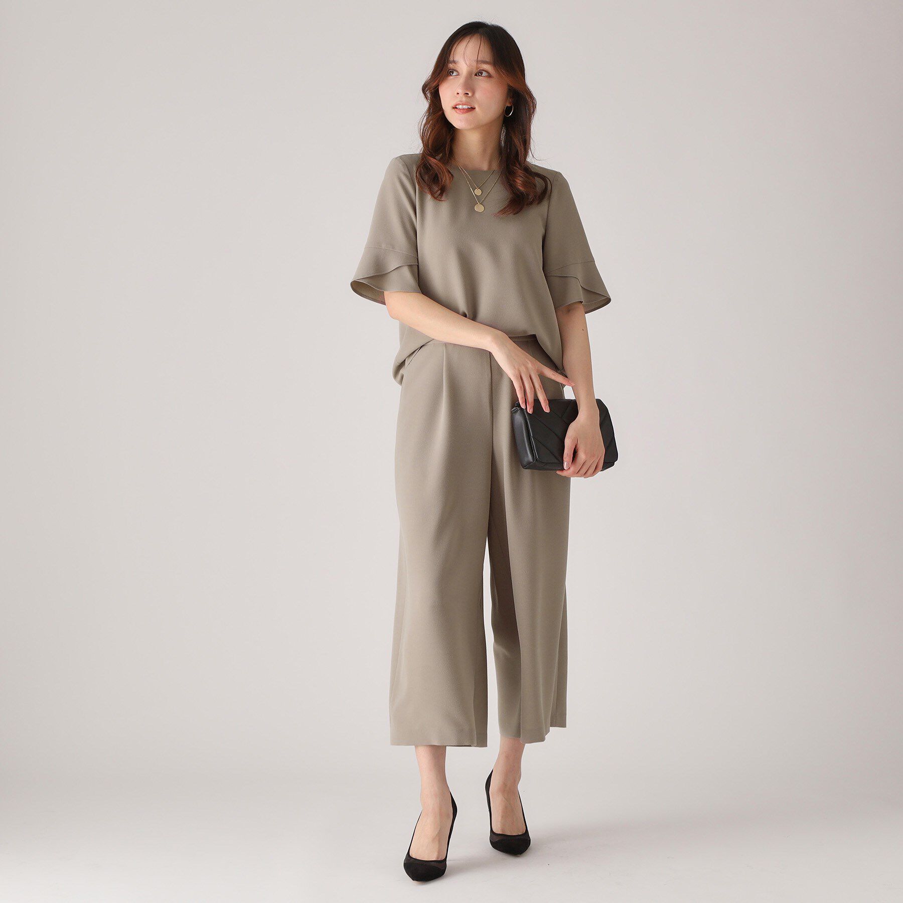 COUP DE CHANCE「【洗える／日本製】袖デザインブラウス」|シャツ・ブラウス|