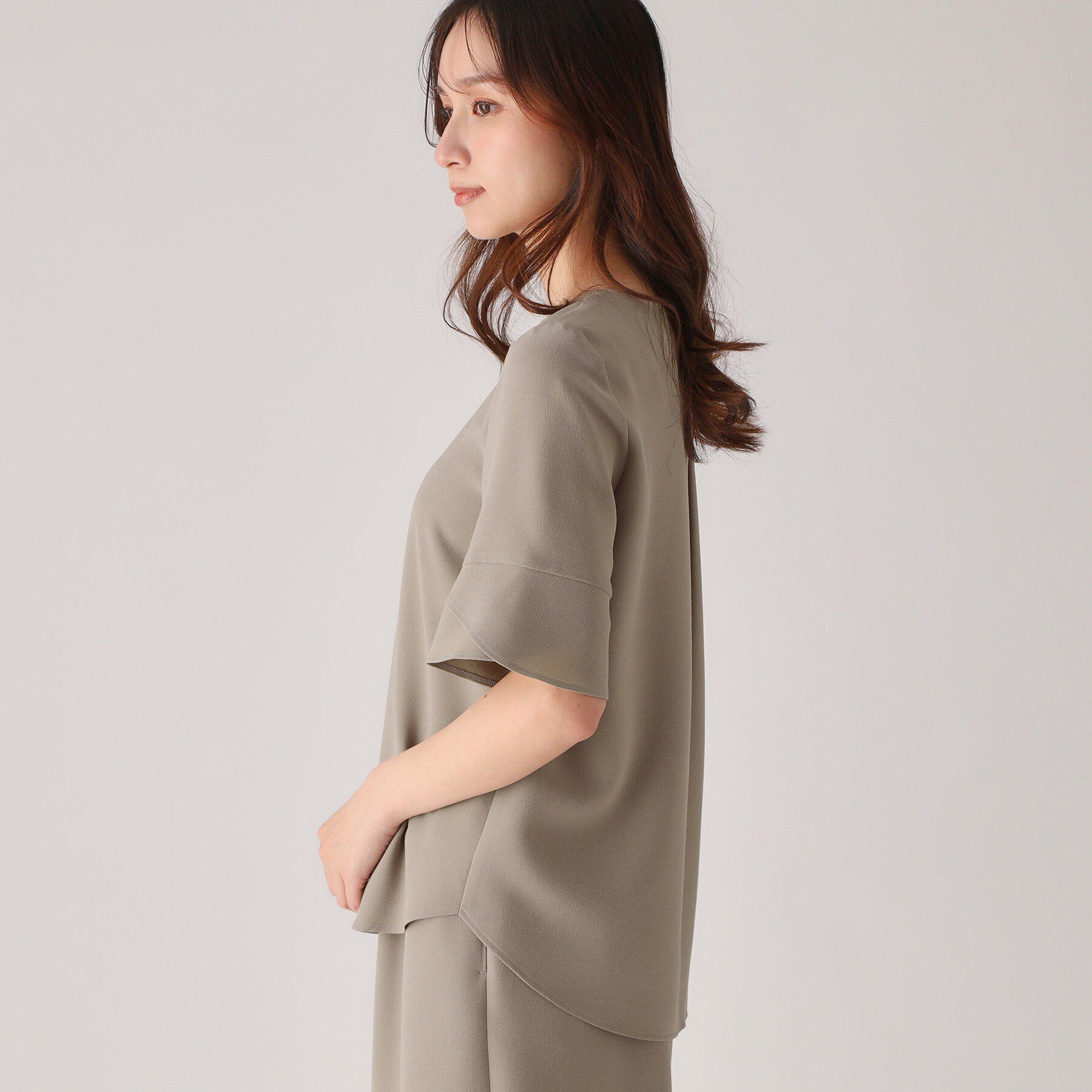 COUP DE CHANCE「【洗える／日本製】袖デザインブラウス」|シャツ・ブラウス|