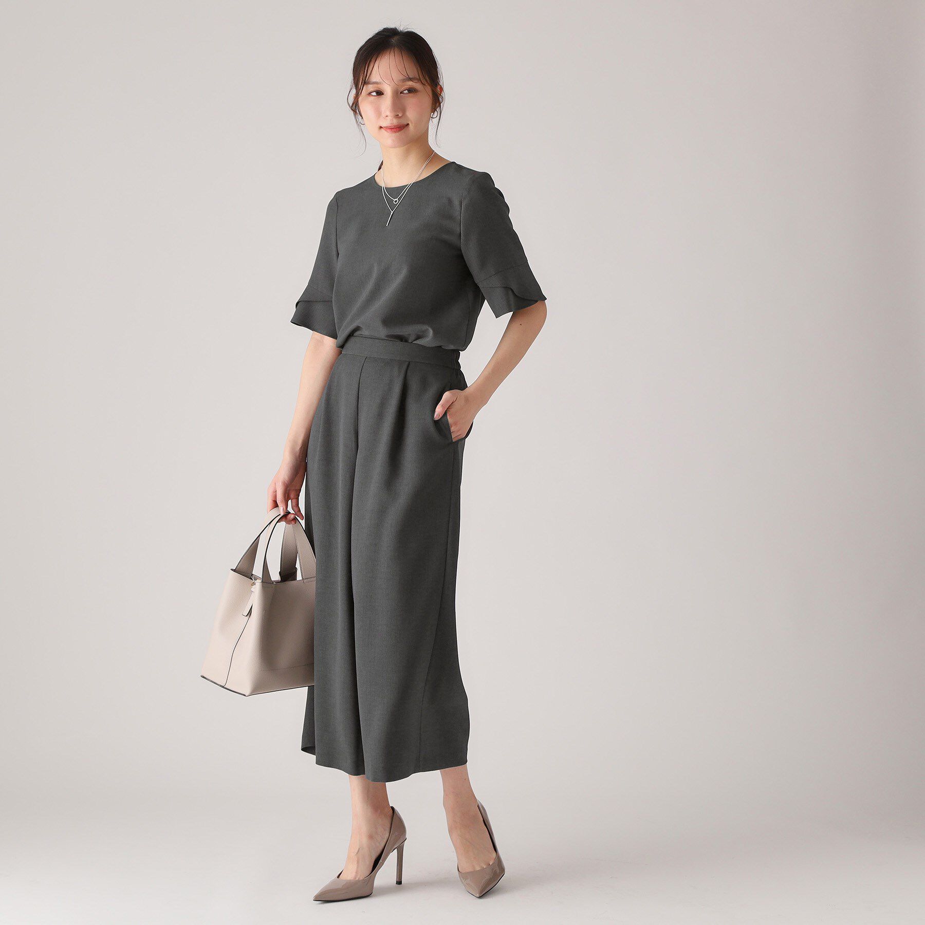 COUP DE CHANCE「【洗える／日本製】袖デザインブラウス」|シャツ・ブラウス|