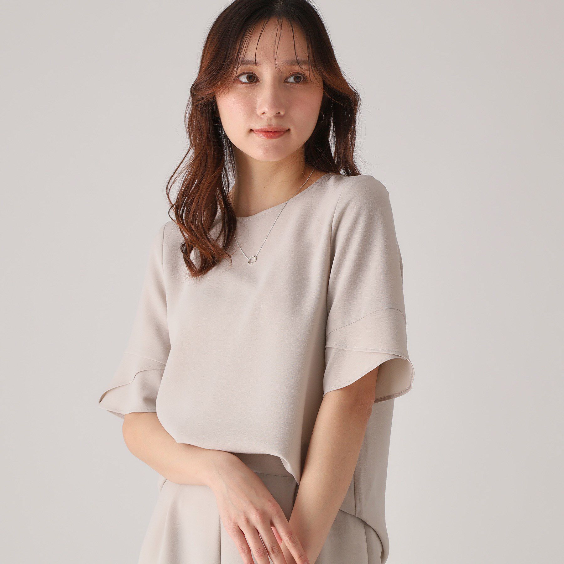 COUP DE CHANCE「【洗える／日本製】袖デザインブラウス」|シャツ・ブラウス|