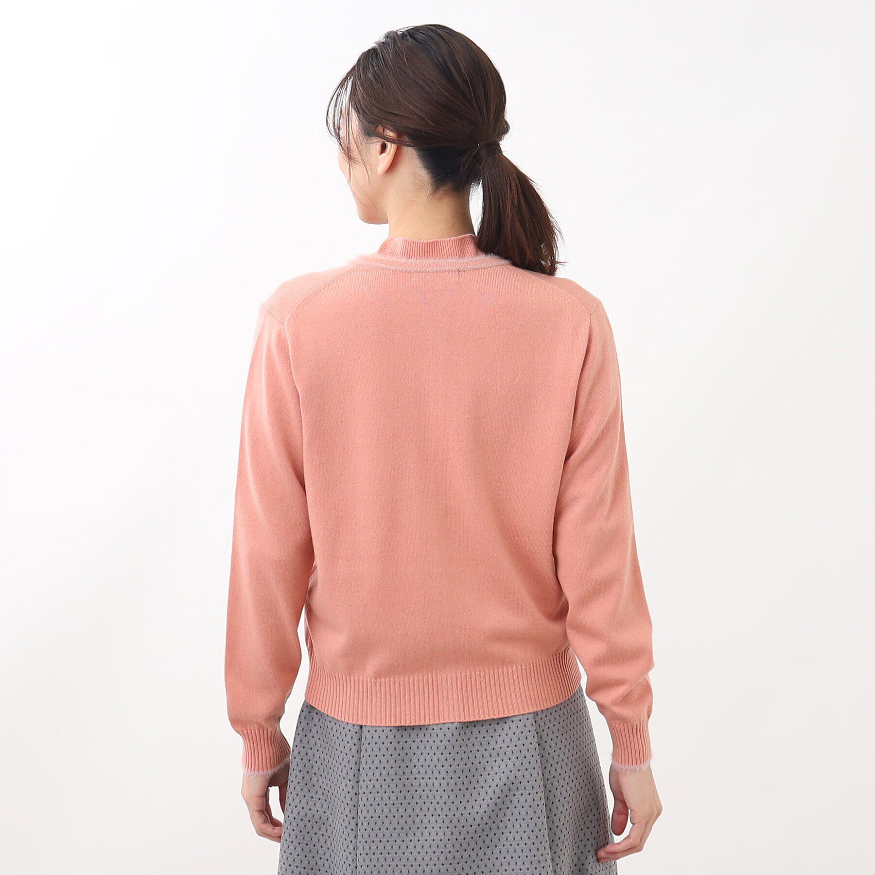 Reflect「【人気急上昇！/WEB限定カラーあり／洗える】ブローチ付きアンサンブルニット」|その他|