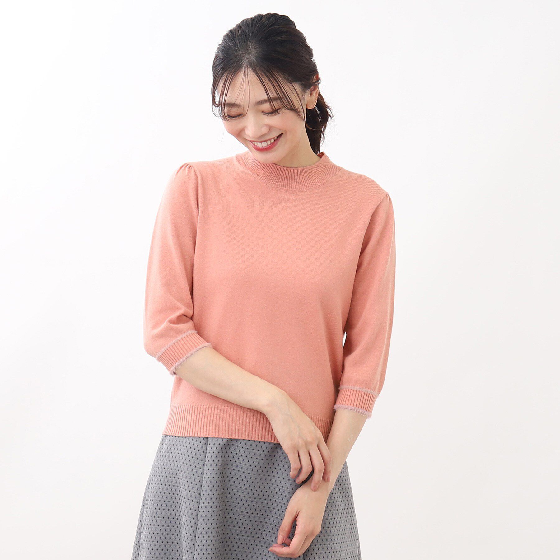 Reflect「【人気急上昇！/WEB限定カラーあり／洗える】ブローチ付きアンサンブルニット」|その他|