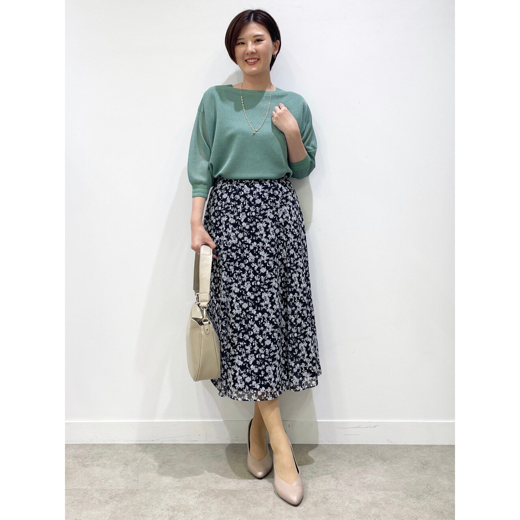 Reflect「【洗える】ボートネックスパークラメニット」|ニット・セーター|