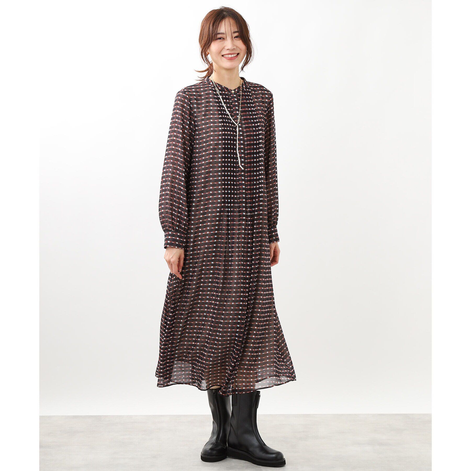 Reflect「【至福の履き心地／トレンドアイテム】フロントジップブーツ」|ショートブーツ|