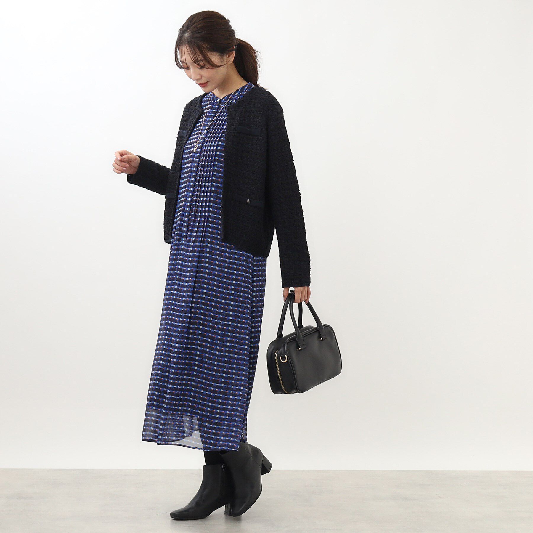 Reflect「ツイーディーラメカーディガン」|カーディガン|